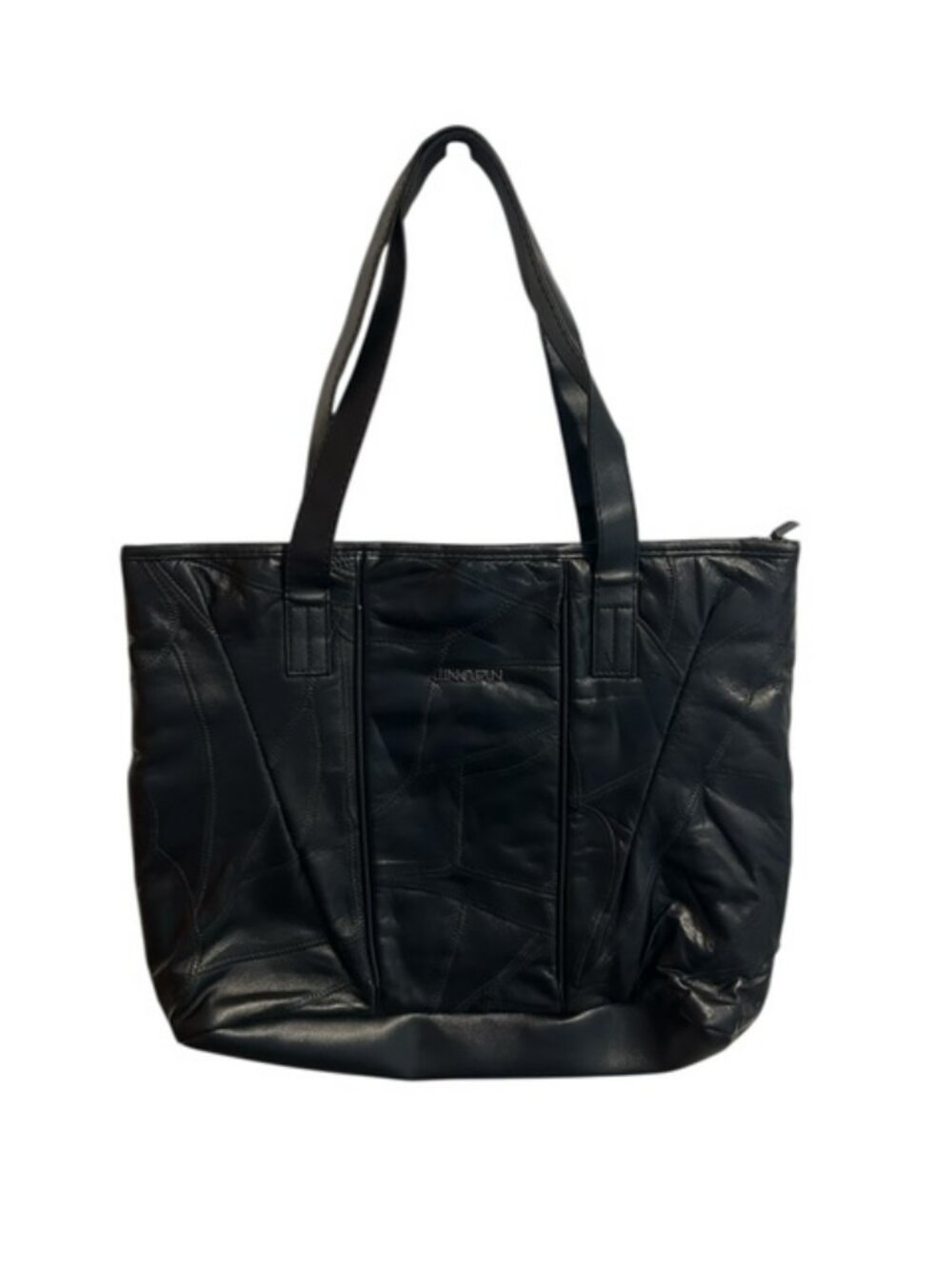Jingpin Black Tote Shoulder Bag Medium
